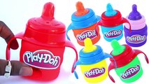 DIY How To Make Play Doh Milk Bottles Mighty Toys Modelling Clay Learn Colors