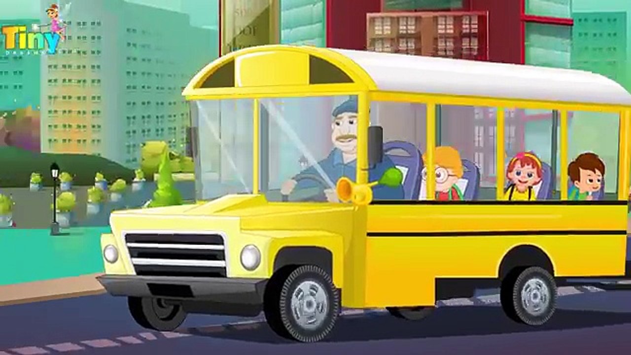Wheels on the bus go round and round | Part 3| Baby songs | Nursery rhymes | Kiddiestv