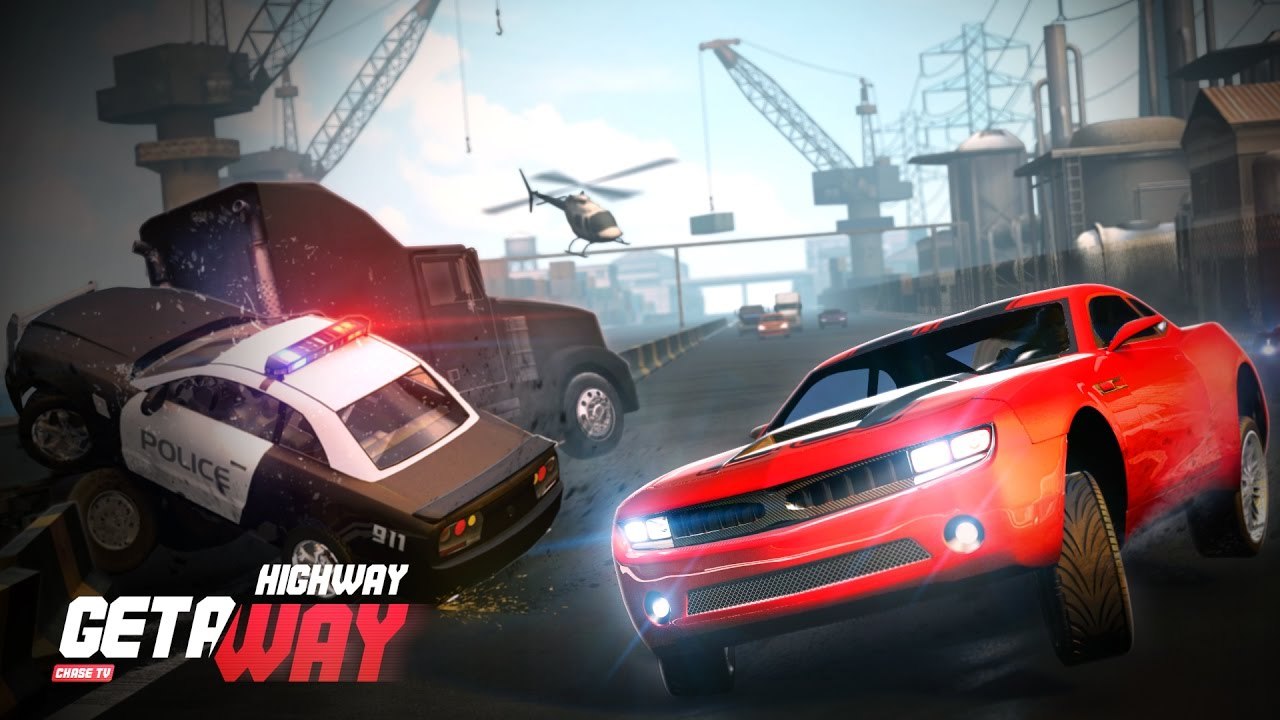Novo Jogo De Carro Para Celular - Highway Getaway Chase