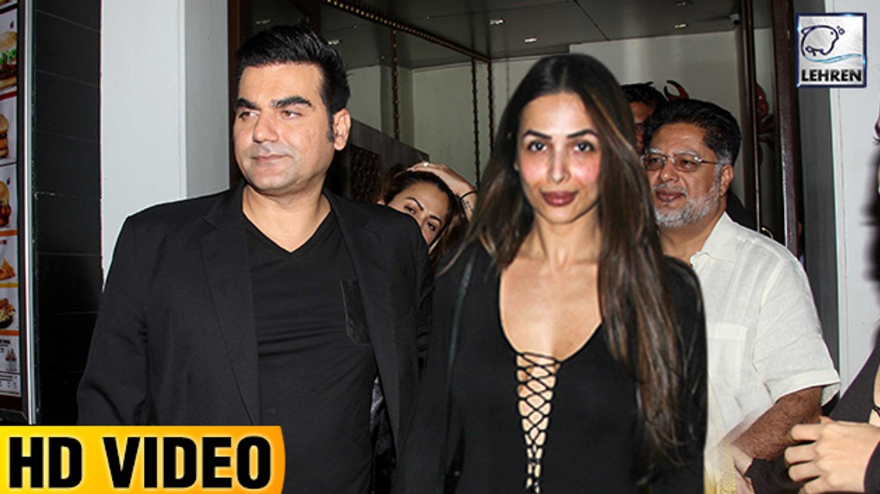 Arbaaz Khan And Malaika Arora Together At A Birthday Party