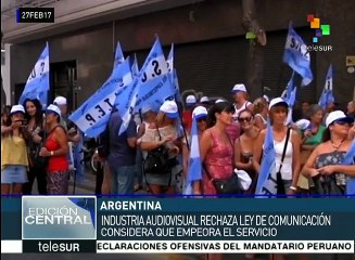 Argenina: industria audiovisual rechaza nueva Ley de Comunicación