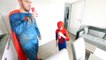 JOKER Steals MILKA CHOCOLATE! w_ Spiderman Superman Hulk Superheroes FUN in Real Lif