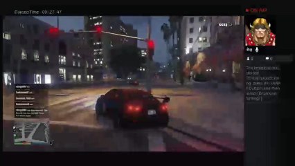 Playing some gta my online is back on (2)