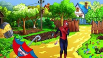 THE SPIDERMAN SQUAD in Hoverboard & McQueen Cars   Incy Wincy Spider Nursery Rhymes Childr