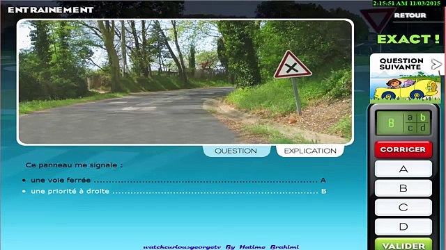 Passer Son Examen - Code de La Route - Français new Apprendre à Conduire 20 questions a Paser