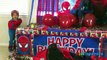 GIANT SURPRISE BOX OPENING Spiderman Power Wheels Ride-On Happy Birthday Toys Cars Egg Surprise