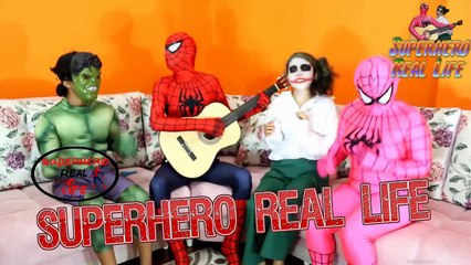 Pink Spidergirl pregnant vs Doctor Joker- Merida & Baby Spiderman alliance! Superheroes in