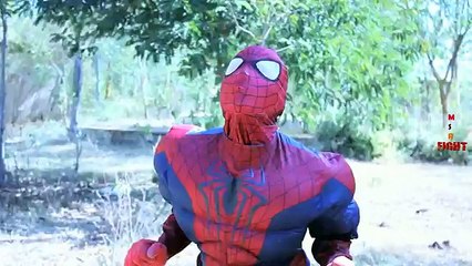 PINK SPIDERGIRL vs SPIDERMAN HULK Hide And Seek Indoor Playground SPIDERMAN in Real Life F