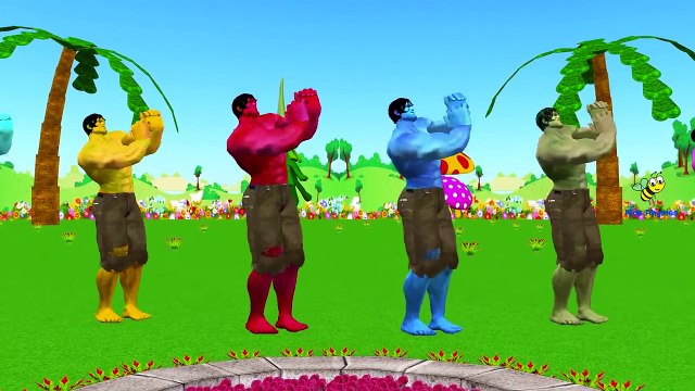 Colors Hulk Vs Gorilla Vs Venom Vs Dinosaurs Vs Shark Finger Family Plus Nursery Rhymes Co