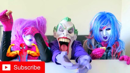 Spiderman vs Frozen Elsa vs Joker Squad Oreo Challenge Funny Superheroes