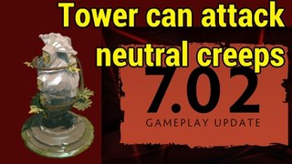 Dota 2 Bugs - Towers can attack neutral creeps after 7 02 FIX!