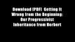 Download [PDF]  Getting It Wrong from the Beginning: Our Progressivist Inheritance from Herbert