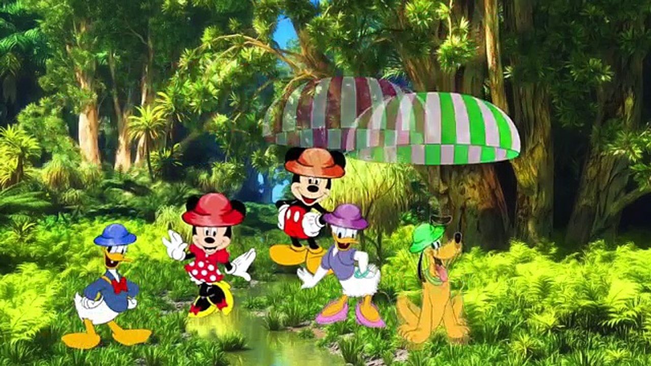 Mickey Mouse and Friends Lost in the Jungle Adventure Finger Family Song! Rhymes - Finger