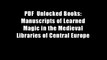 PDF  Unlocked Books: Manuscripts of Learned Magic in the Medieval Libraries of Central Europe