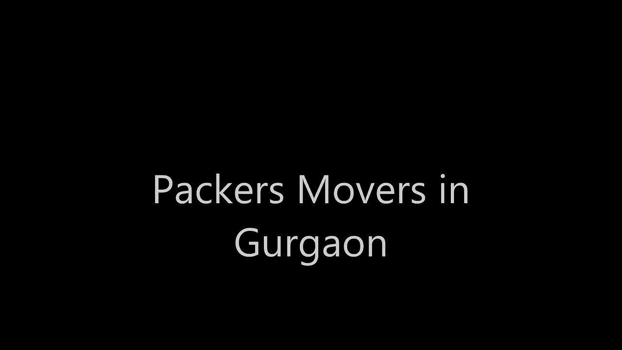 Packers Movers in Gurgaon