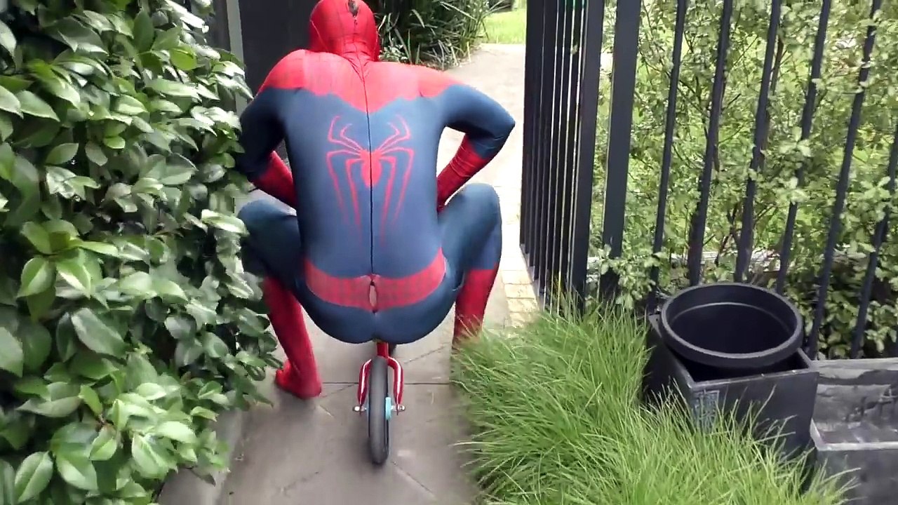 Amazing Spidergirl Has A New Pet! Skeleton Spiderman Car Superhero Kids Videos In Real Life!-xStPrYY-8ms
