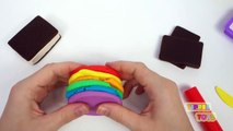 Play Doh Rainbow Ice Cream Sandwich Play Doh Food Treats