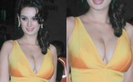 Hot Evelyn Lakshmi Sharma Deep Clevarage show in Filmfare Awards 2017