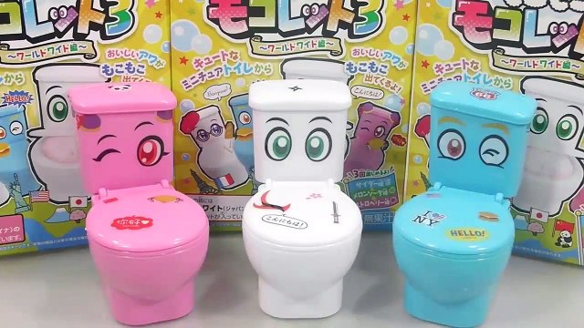 Learn Colors Numbers Counting Slime Surprise egg Colors Toilet Poop Slime Clay