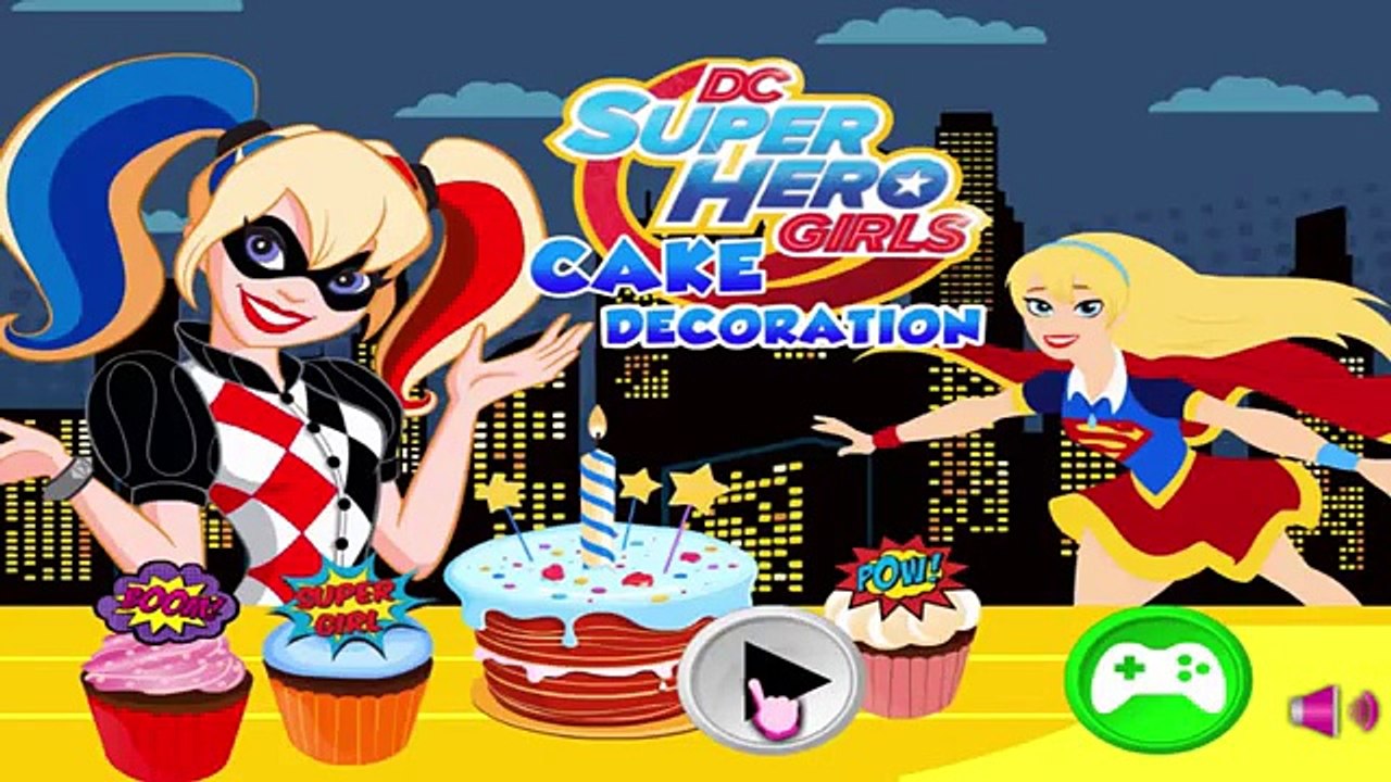 DC Super Hero Girls Cake Decoration - new DC super hero girl games For Kids