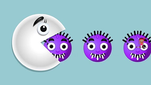 Los colores para que los Niños Aprendan con Packman | Aprender los Colores con Camiones Monstruo Niños Learni