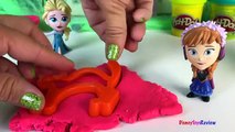 PLAY DOH Disney Frozen ELsa y Anna 5 Plastilina de la Princesa Elsa y la Reina Elsa de Play-doh