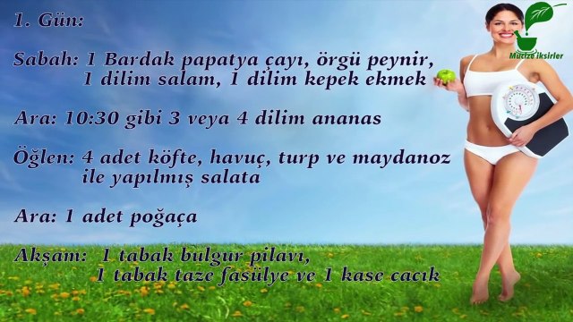 3 günlük şok diyet - Dr Gürkan Kubilay - Mucize iksirler