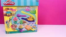 Play Doh Primicias N Trata de Cómo Hacer Conos de Helado Waffles con Paletas de Helados con PlayDo