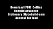 Download [PDF]  Collins Cobuild Advanced Dictionary (Mycobuild-com Access) For Ipad
