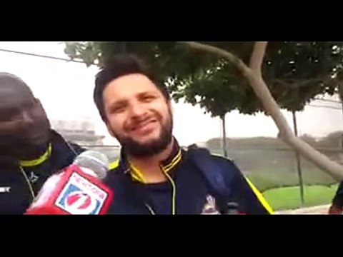 What Darren Sammy Did During Shahid Afridi Media Talk