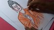 How to Draw Lord buddha Color Drawing step by step