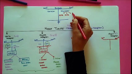 2) Hesap Türleri,İşleyişi, Yevmiye ve Büyük Defter