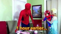 Spiderman, Elsa, Spider baby vs Gross Pizza & Joker Hotsauce Prank! Funny Superheroes in r