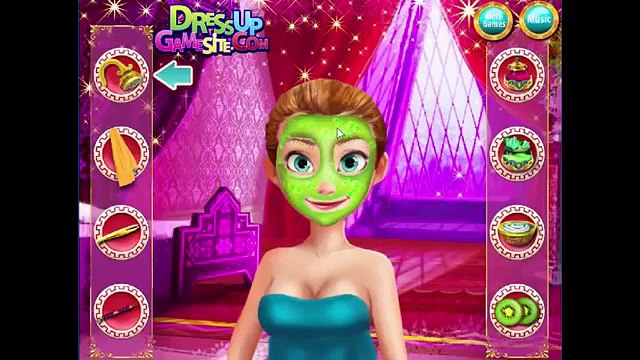 Disney Frozen Game Movie - Disney Frozen Princess Anna Natural Makeover Baby videos games for kids