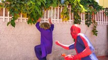 Человек-паук и замороженные Эльза против Эльзы с ума! В