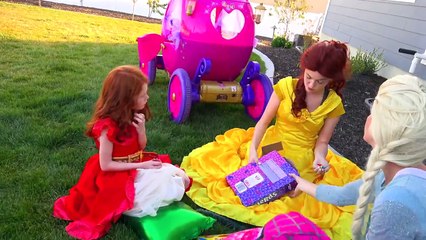 Frozen Elsa Kidnapped! Batkid vs Poison Ivy w/ Thor Spiderman Beauty and the Beast Belle G