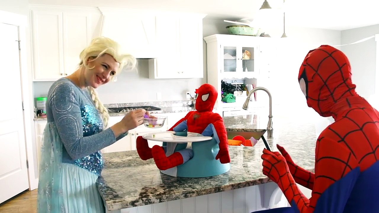 Spiderman & Frozen Elsa vs Joker Kidnap Hoverboard Prank Funny Superhero Movie In Real Lif