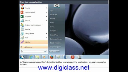 02BCC07- MS-dos Running applicacation (free online computer cousre )