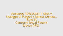 Noleggio di Furgoni a Massa Carrara...