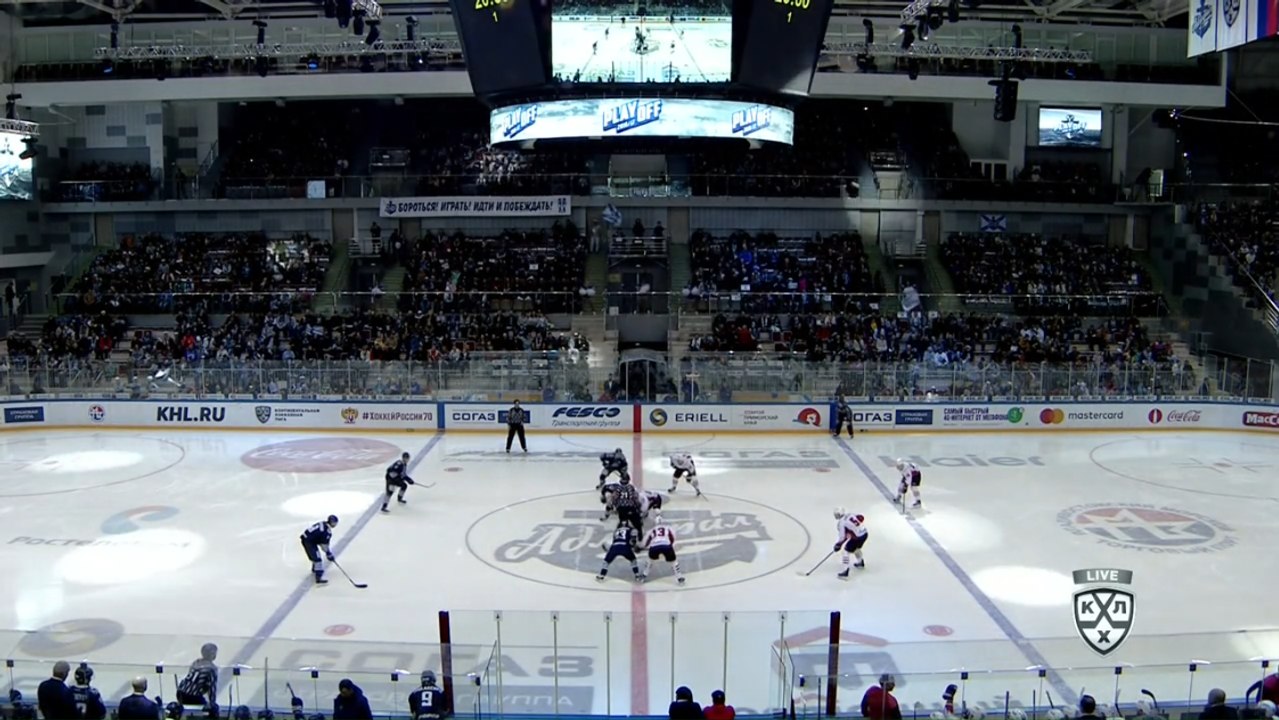 KHL Playoffs - 1/4 Finals Game 6 - East - Admiral Vladivostok vs. Avangard Omsk Region - 04.03.2017