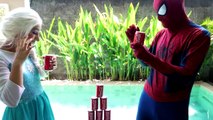 CRAZY COCA COLA CHALLENGE! w/ Spiderman Joker & Hulk Toys Kids Video Coke Funny Movie in R