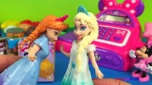 Cook n Serve play kitchen set - Learn the vegetables with Disney Frozen Elsa Anna and Minnie