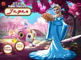 Elsa Time Travel Japan: Elsa Time Travel To Japan! Frozen Games | Kids Play Palace