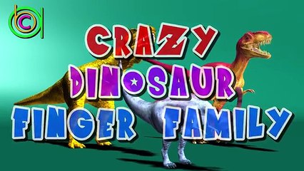 Crazy Dinosaur Finger Family | Dinosaur Nursery Rhymes For Childrens