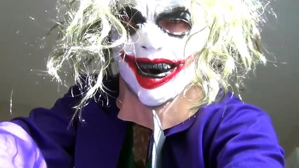 Frozen Elsa POO COLORED BALLS with Spiderman vs Joker Prank Superheroes Fun in Real Life