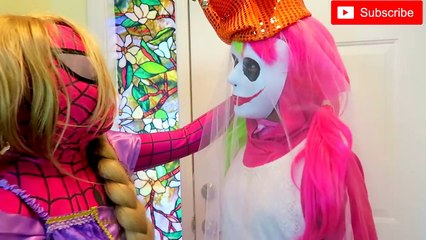 Paw Patrol Chase Becomes A Baby Superhero Superstars Spiderman vs Joker Frozen Elsa Gymnas