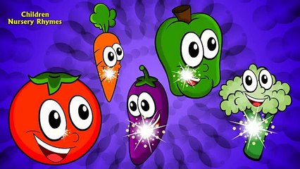 The Finger Family Vegetable Family Nursery Rhymes | Vegetable Finger Family Songs
