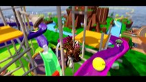 Finger Family Wheels On The Bus Nursery Rhymes Spiderman Hulk & Groot have Fun Kids video