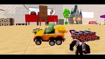 Мультики Машинки - Игры для детей - Безумный Веном и Халк - Мультфильмы Для Детей