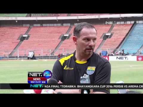 Persiapan Latihan Persib dan Arema Jelang Final Torabika Bhayangkara Cup 2016 - NET24